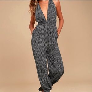 Black and White Jumpsuit